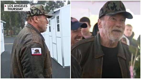Arnold Schwarzenegger a donat 250.000 de dolari pentru veteranii fără adăpost
